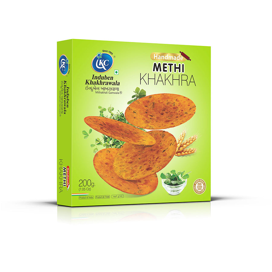 Induben Khakhrawala Handmade Methi Khakhra 400 gms