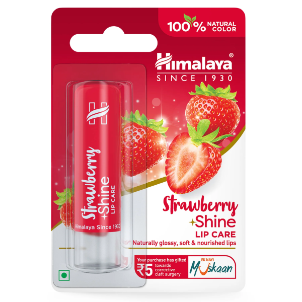 Himalaya Strawberry Shine Lip Care-4.5 G