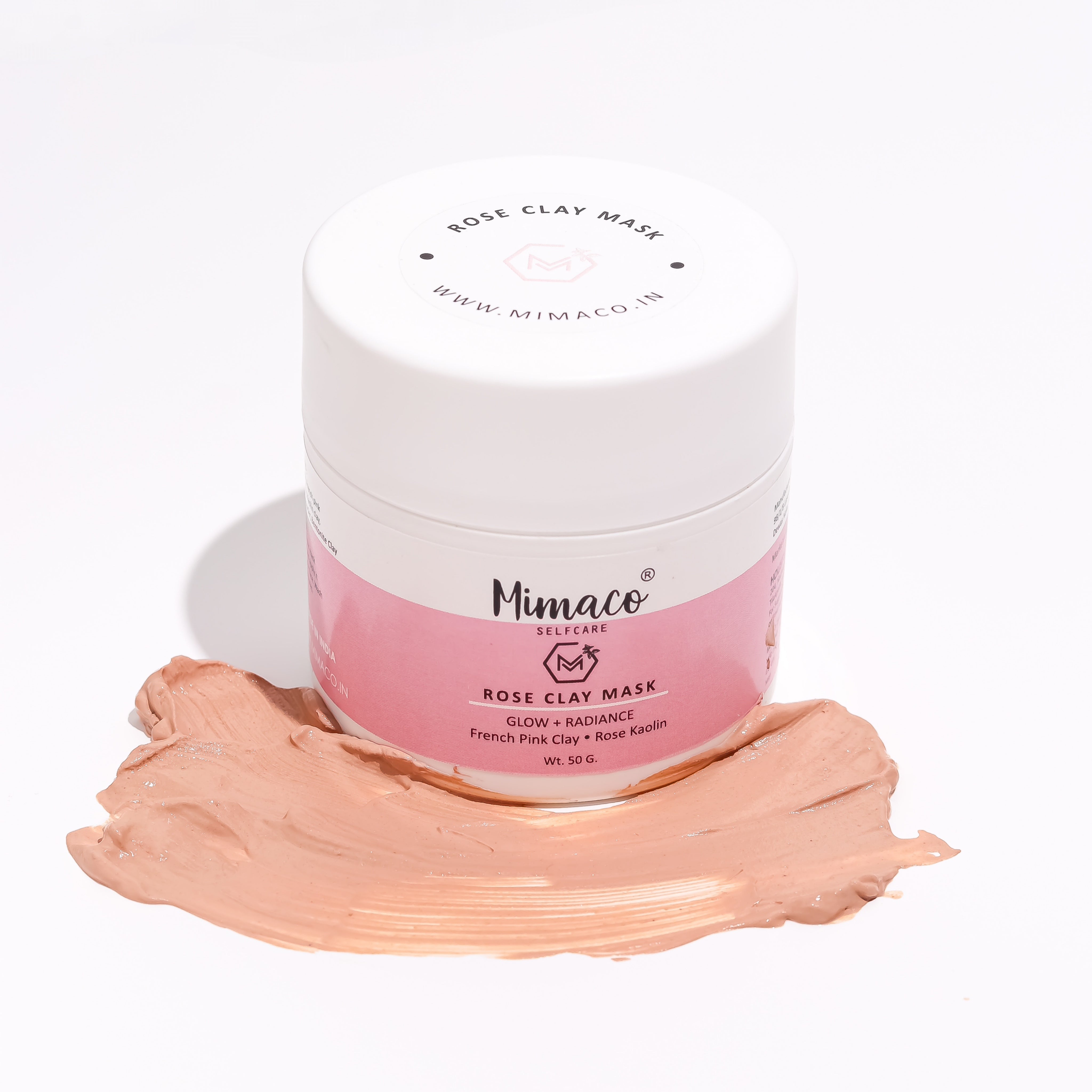 Rose clay mask