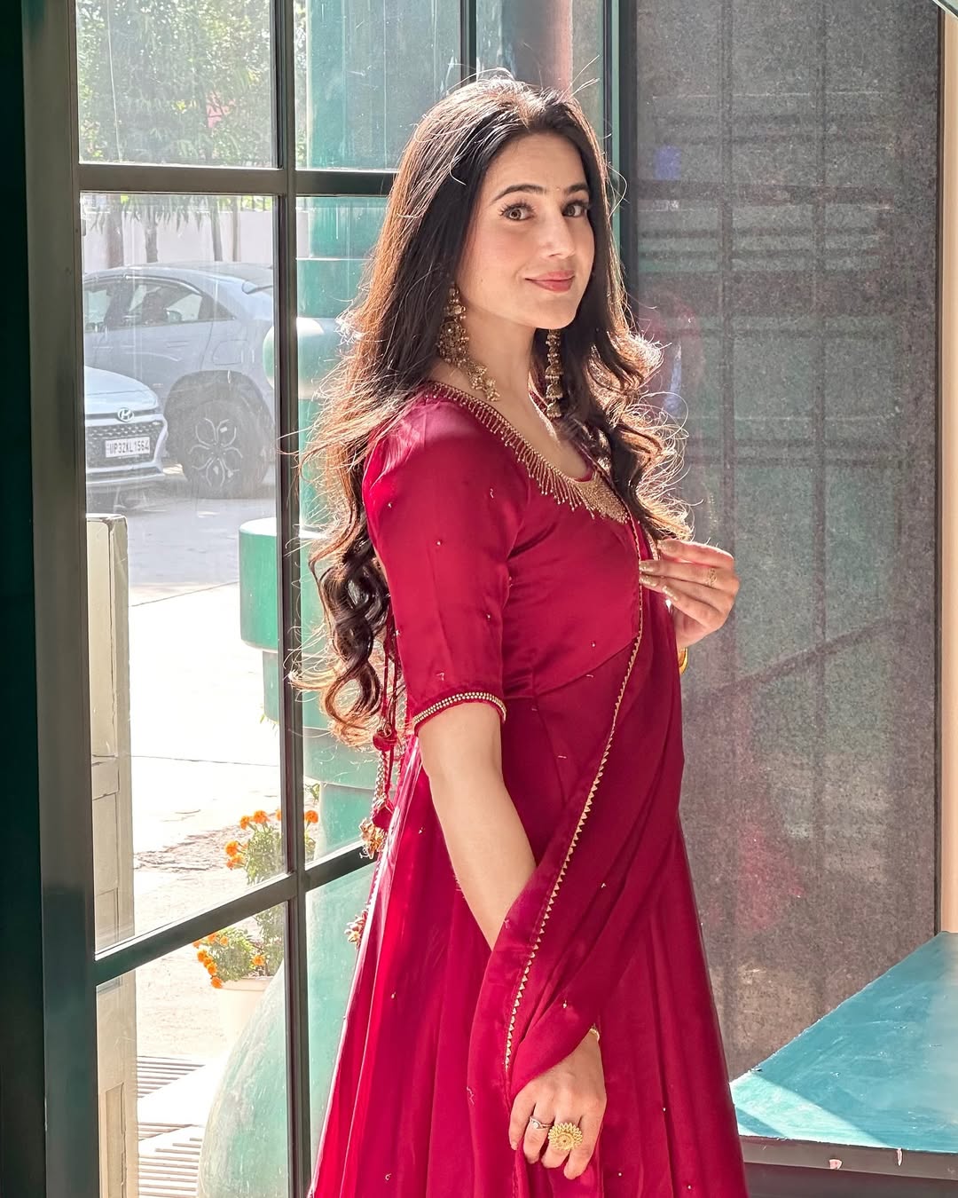 Stylish Kurta Dupatta Set With Moti Work | Ready To Wear