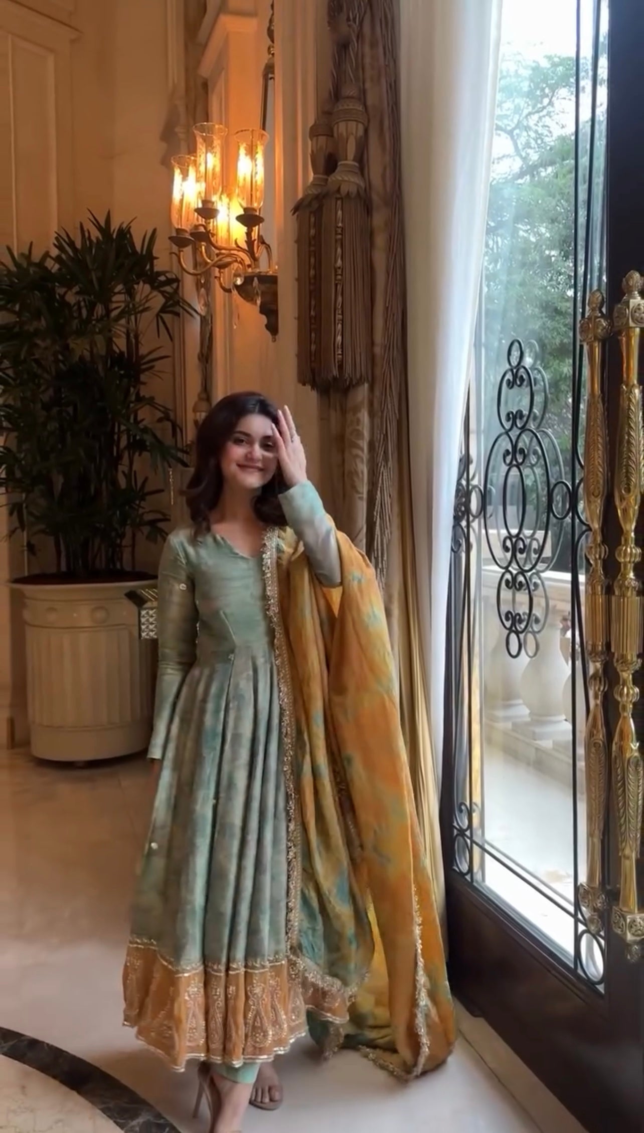 Organza Silk Kurta Dupatta Set With Embroidery Work | Ready To Wear