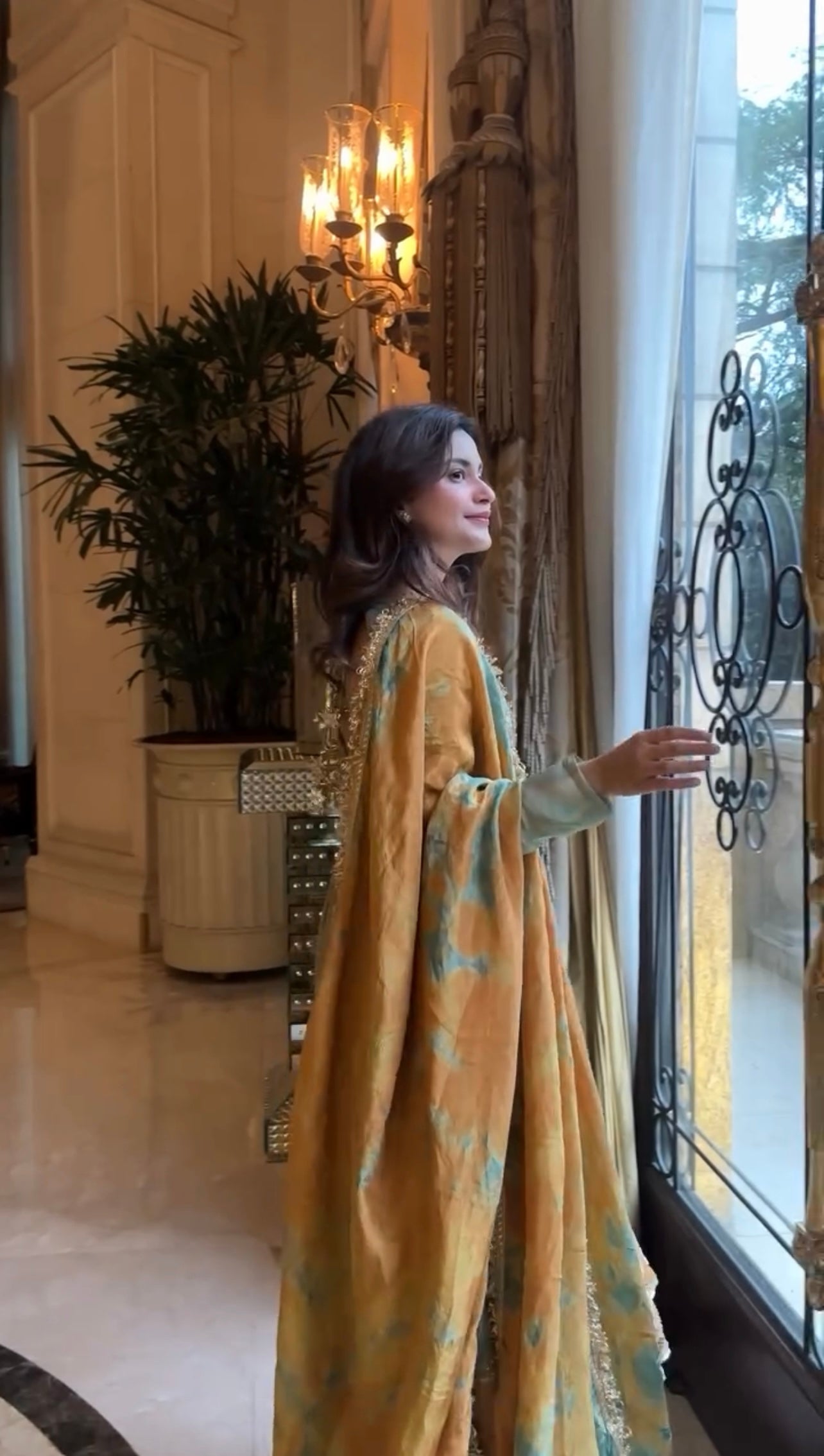 Organza Silk Kurta Dupatta Set With Embroidery Work | Ready To Wear