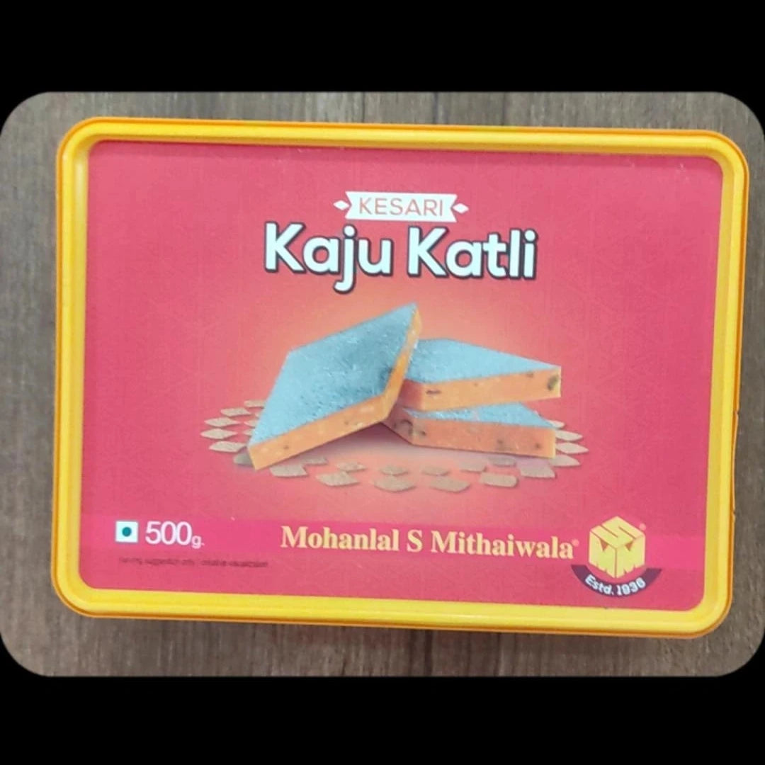 Mohanlal's Mithaiwala Kesar Kaju Katli - 500 gms