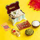 Kesar Sweets Imperial Rakhi Treasure with Bhaiya Bhabhi Rakhi