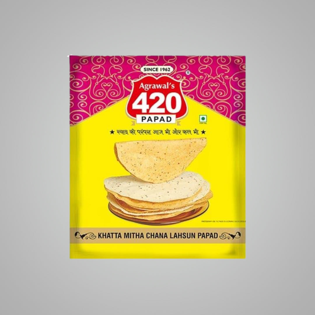 Indore Papad 420 - Khattha Mitha Chana Lahsun