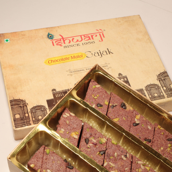 Ishwarji Gajak Wale Chocolate Malai Gajak