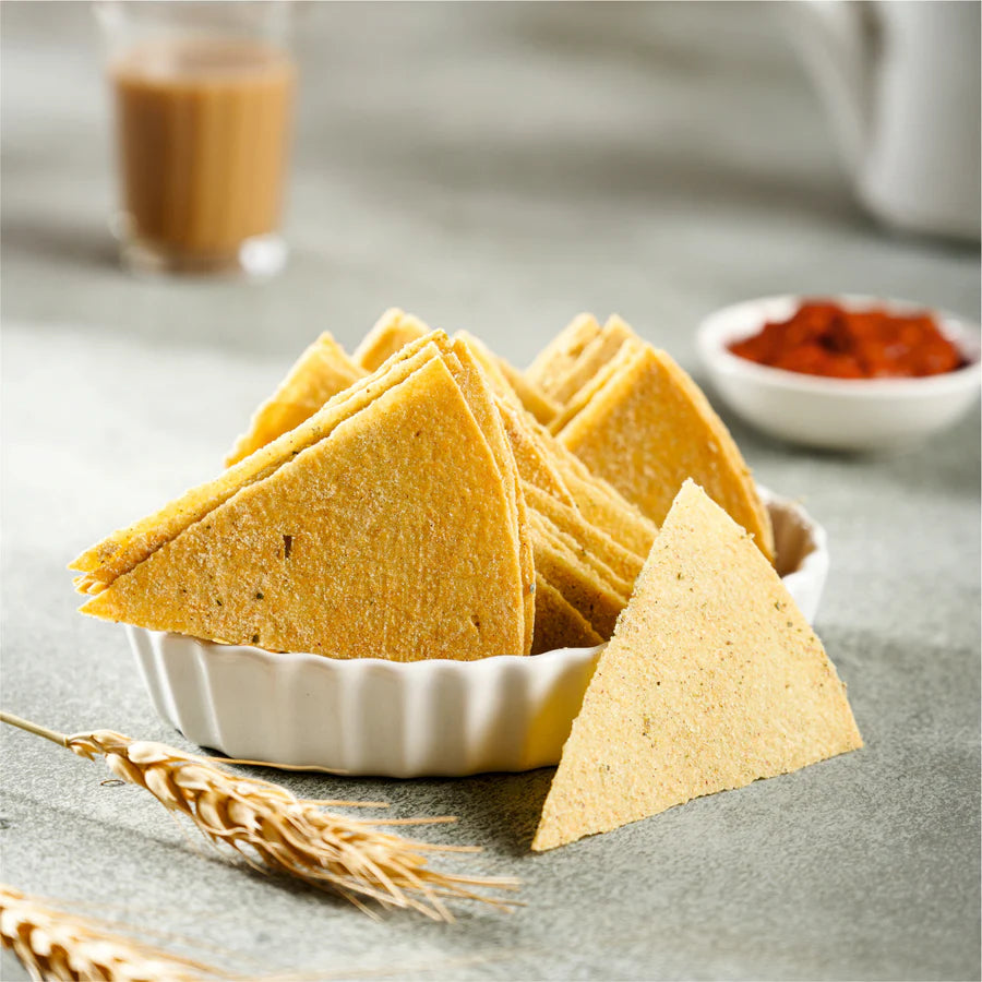 Stuti Wheat Jalapeno Khakos With Schezwan Chutney | 200 gms