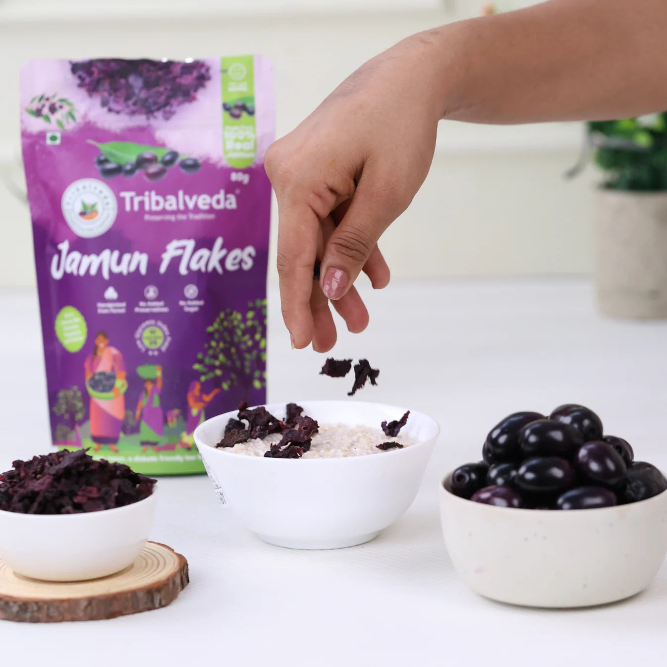 TribalVeda Jamun Flakes - 160 gms