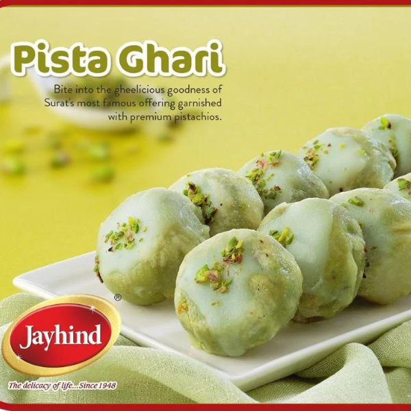 Jayhind Pista Ghari - 500 gms