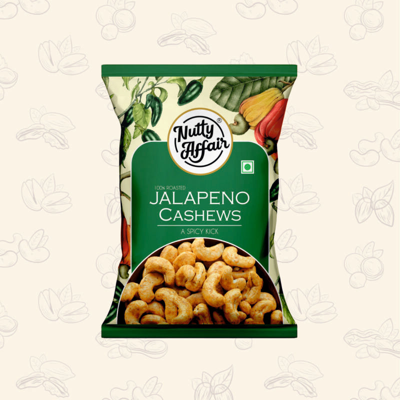 Nutty Affair Jalapeno Cashews 105 gms (Pack Of 3- Each 35 gms)