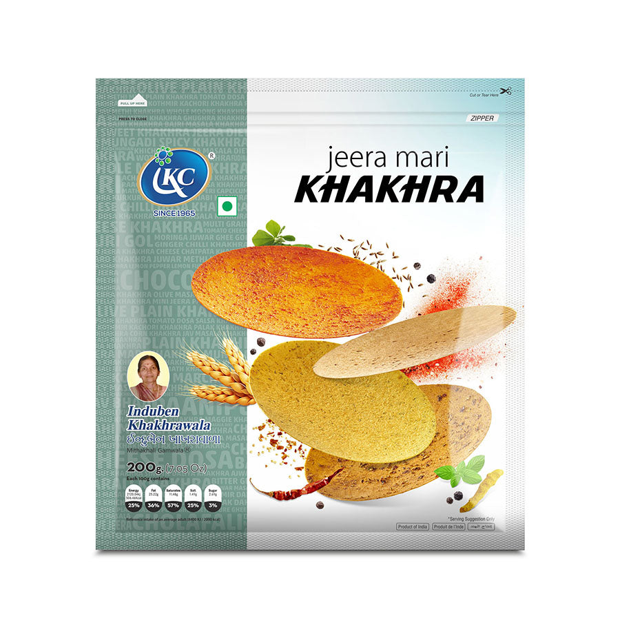 Induben Khakhrawala Jeera Mari Khakhra 400 gms