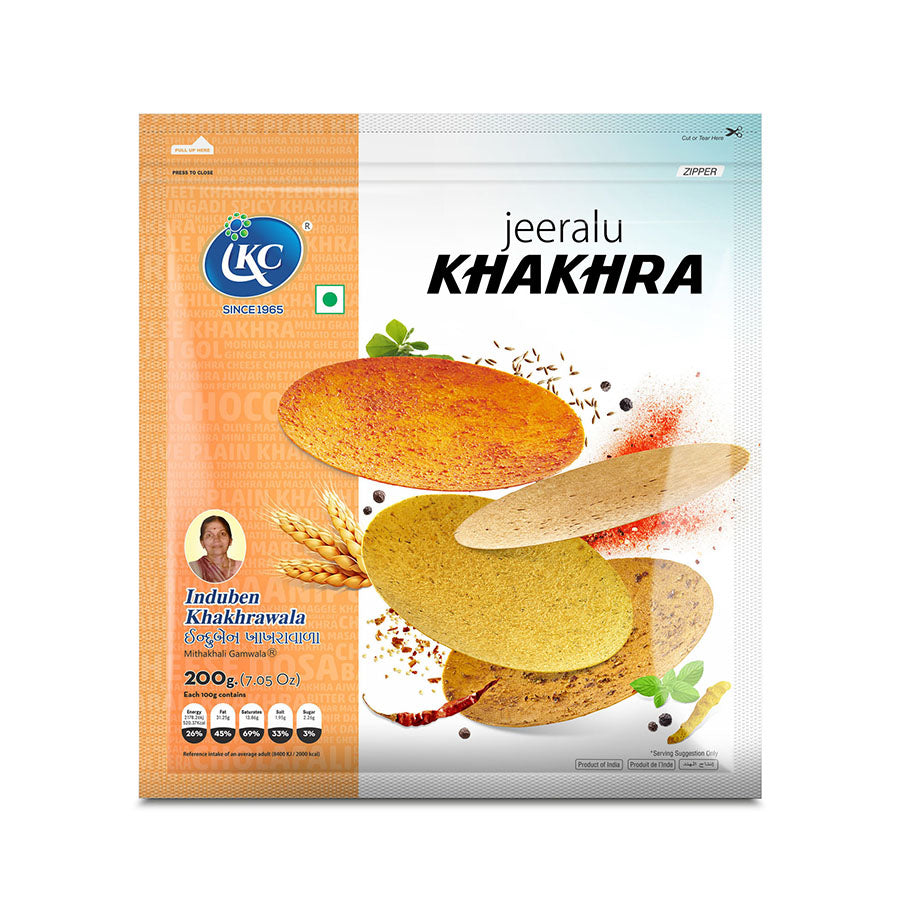 Induben Khakhrawala Jeeralu Khakhra 400 gms