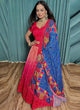 Designer Chinon Silk Lehenga Choli With Sequin Work | Ready To Wear