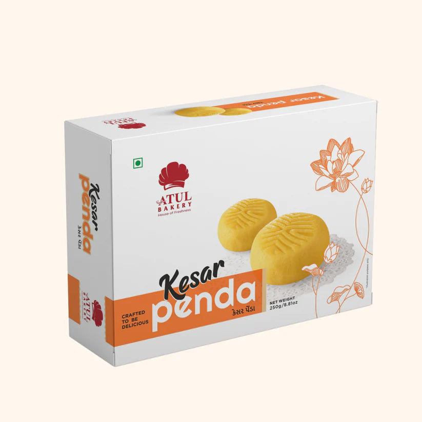 Atul Bakery Kesar Penda | 400 gms