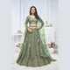 Graceful Green bridal wear lehenga | Ready To Wear