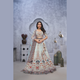 Stunning sky blue Lehenga with Zari Paisley Embroidery, Silk Patches, and Regal Peacock Motifs  | Ready To Wear