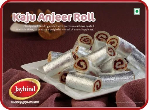 Jayhind Sweets Kaju Anjeer Roll | 500 gms