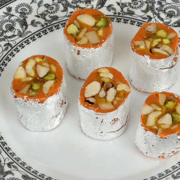 Praful Sweets And Namkeen Kaju Orange Cake - 500 gms