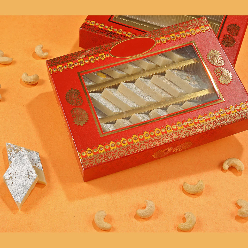 Godavari Vantillu Kaju Katli Gift Box - 500 gms - India shopping