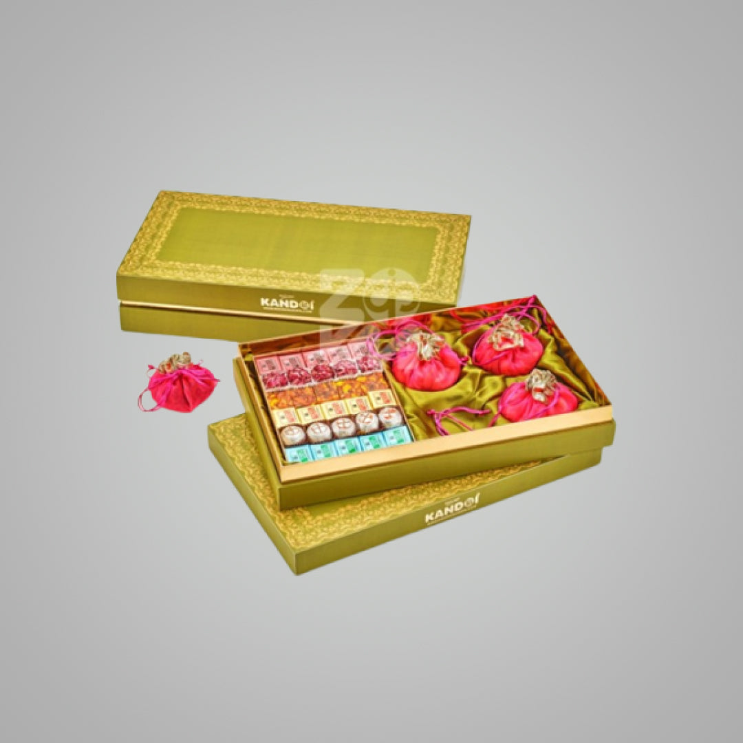 Kandoi Bhogilal Mulchand Green Potli Hamper