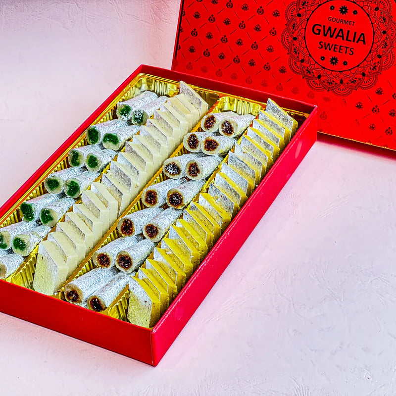 Gwalia Sweets Katli Roll Mix Box  500 gms