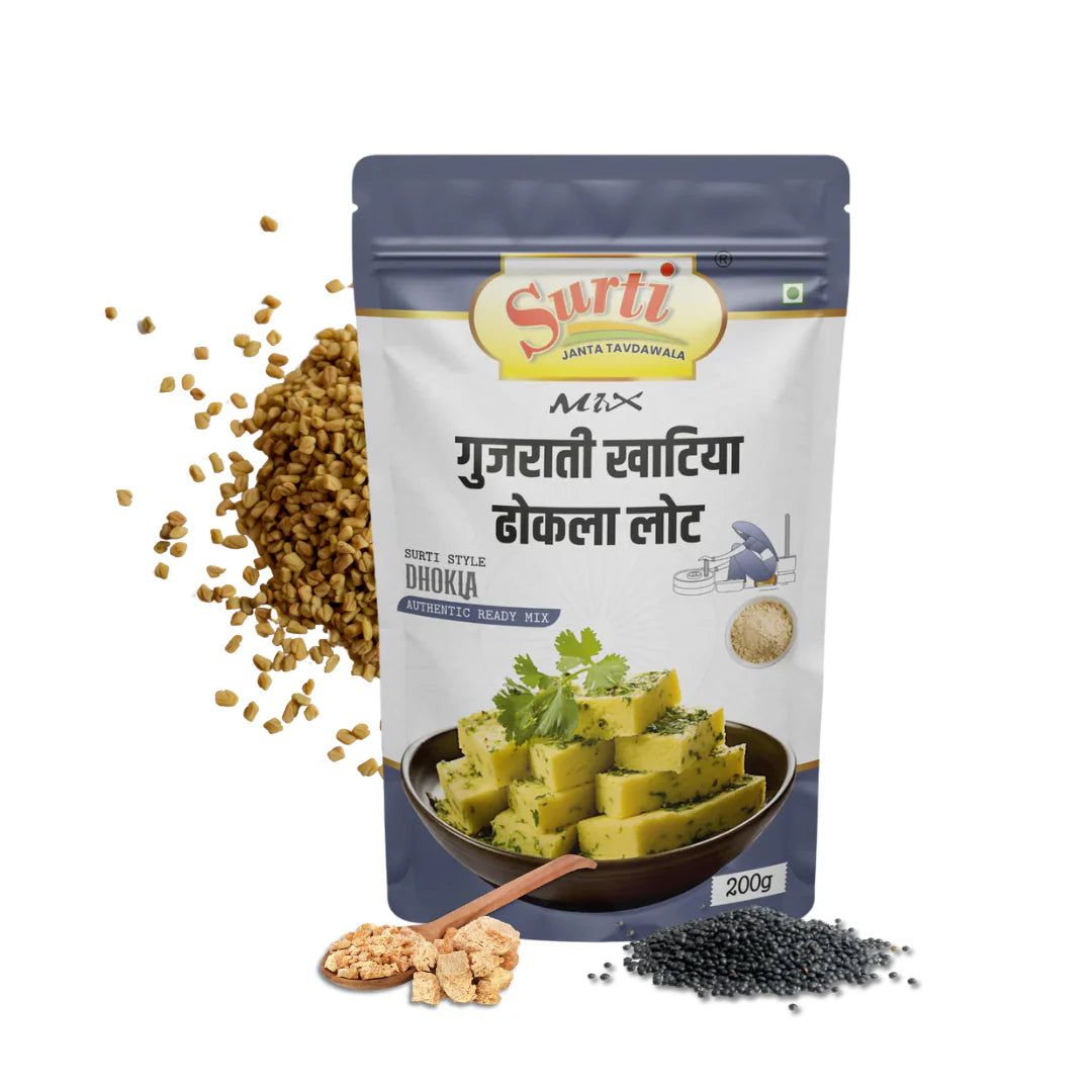 Surtimix Gujarati Khatiya Dhokla Aata | Ready To Eat 500 gms