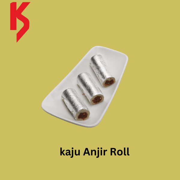 Kunal Sweets Kaju Anjir Roll 500gm