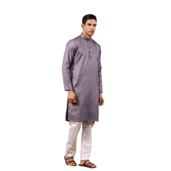 Kurta Pajama For Men | Grey Color