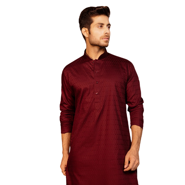 Kurta Pajama For Men | Mehroon Color