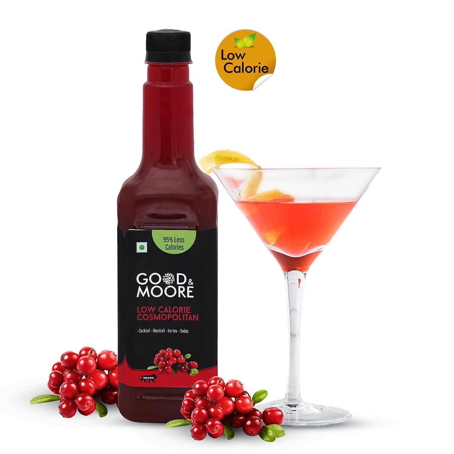 Good & Moore Low calorie Cosmopolitan Syrup |250 ML | 750 ML