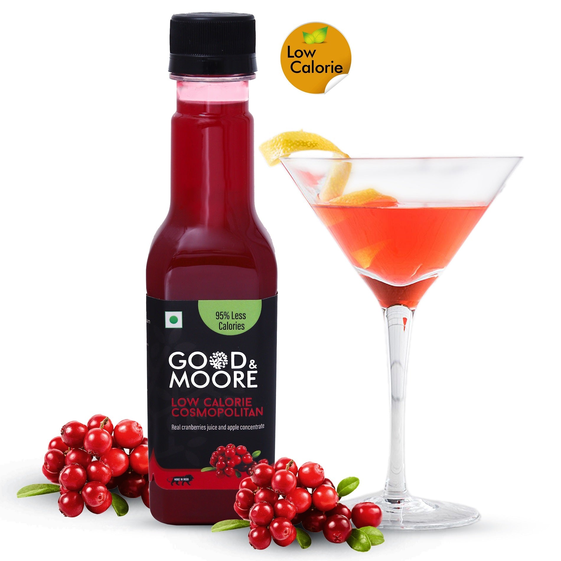 Good & Moore Low calorie Cosmopolitan Syrup |250 ML | 750 ML