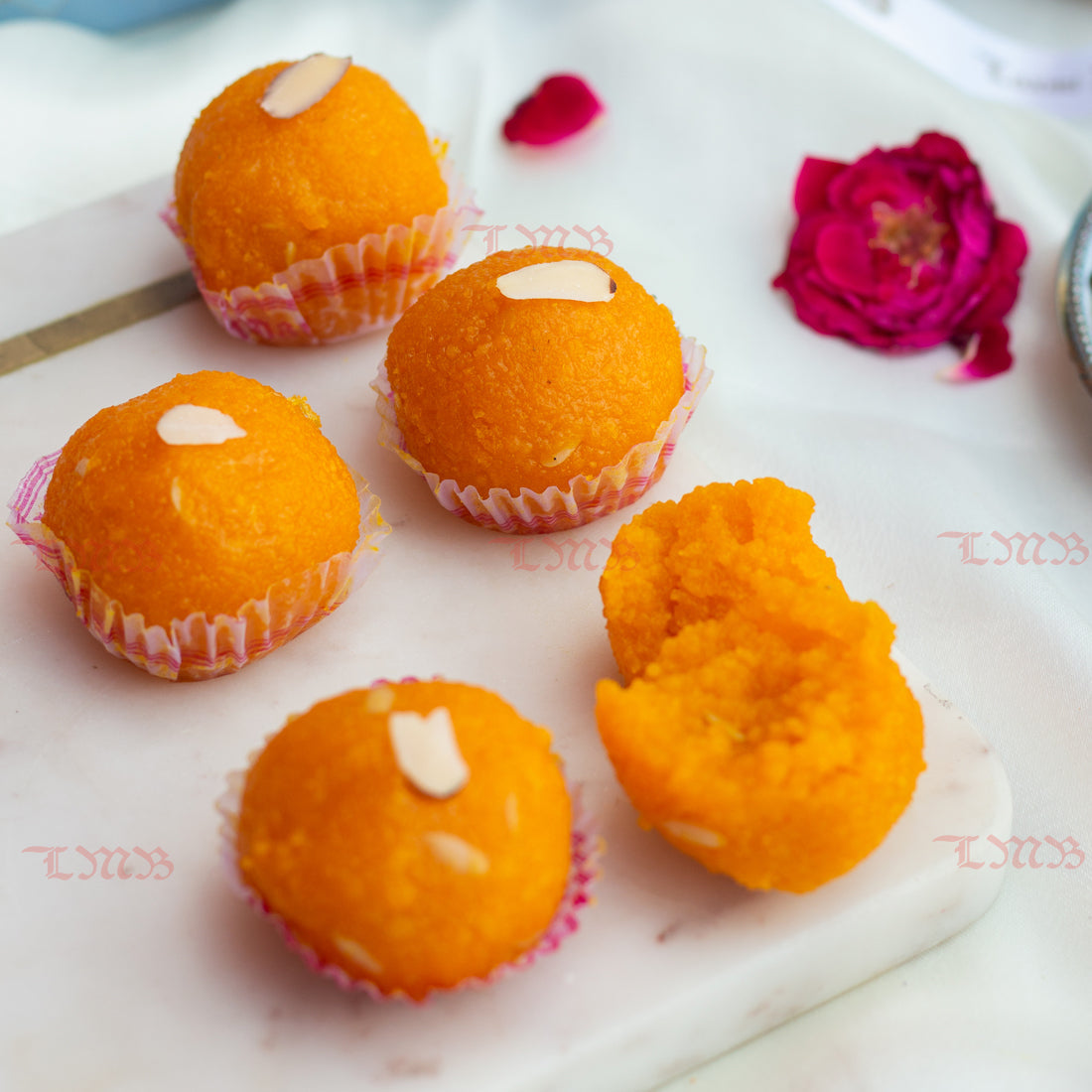 Laxmi Misthan Bhandar Kesar Laddu