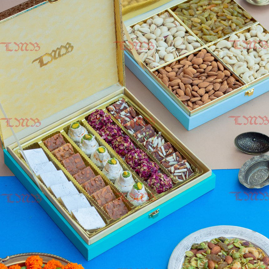 Laxmi Misthan Bhandar Peacock Box: Dry Fruit Mithai