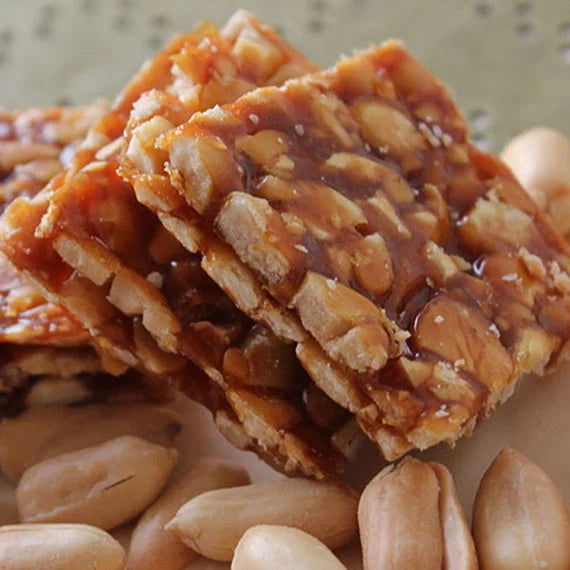 Laxmi Misthan Bhandar's Gud Peanut Chikki  - 500 Gms