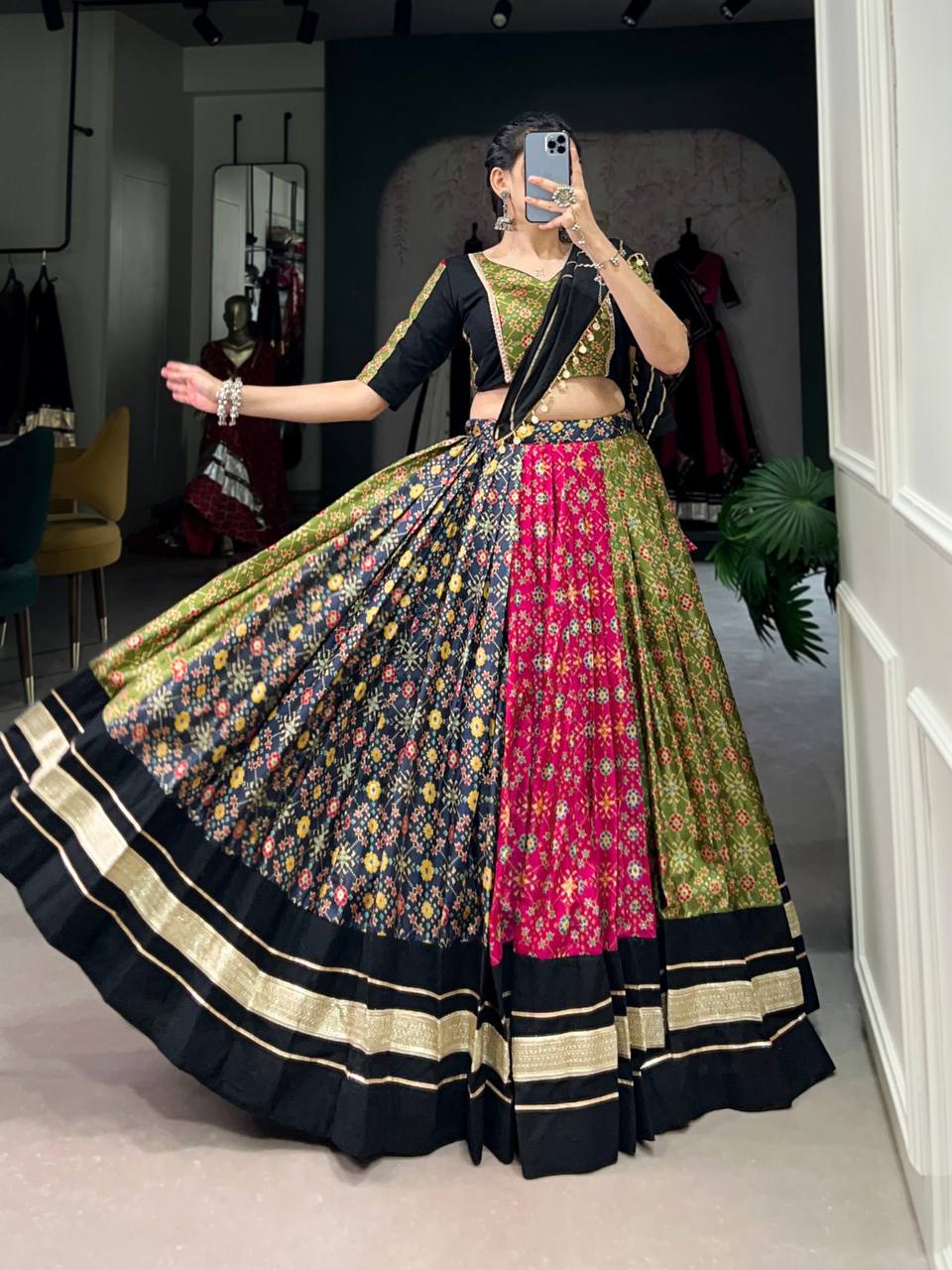 Lehenga Choli Woven with Tradition | Ready To Wear - India shopping