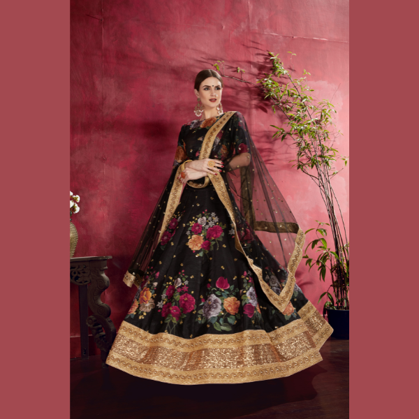 Classic Twilight TapestryLehenga | Ready To Wear - India shopping