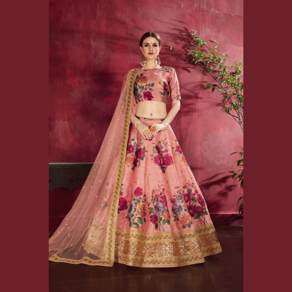 Classic Ethereal Blossoms Lehenga | Ready To Wear - India shopping