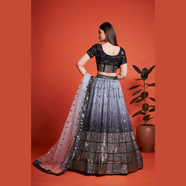 Beautiful Heavy Chinon Lehenga | Ready To Wear - India shopping