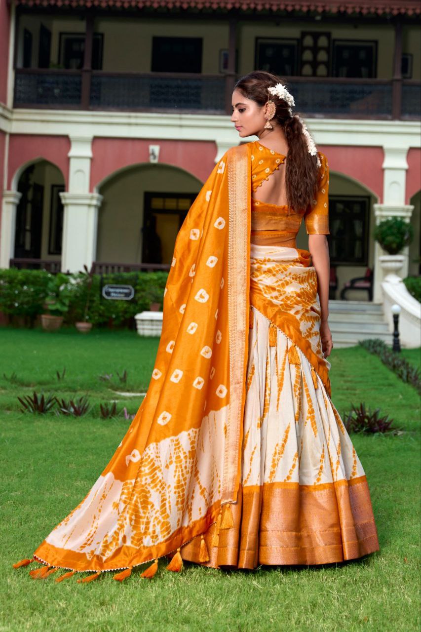 Letest Print Dola Silk Lehenga Choli Collection | Ready To Wear | - India shopping