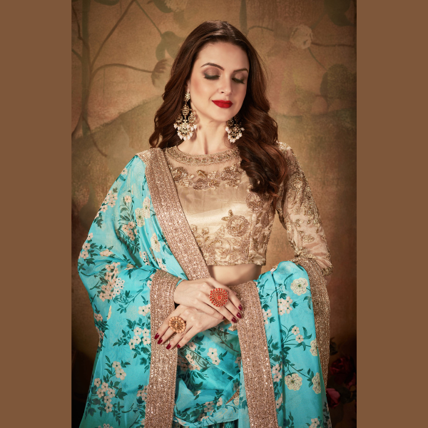 New Pastel Poise Lehenga | Ready To Wear - India shopping