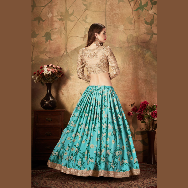 New Pastel Poise Lehenga | Ready To Wear - India shopping