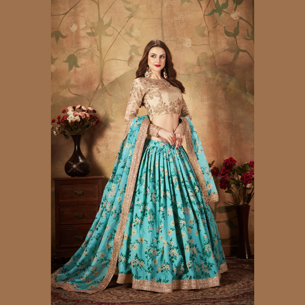 New Pastel Poise Lehenga | Ready To Wear - India shopping