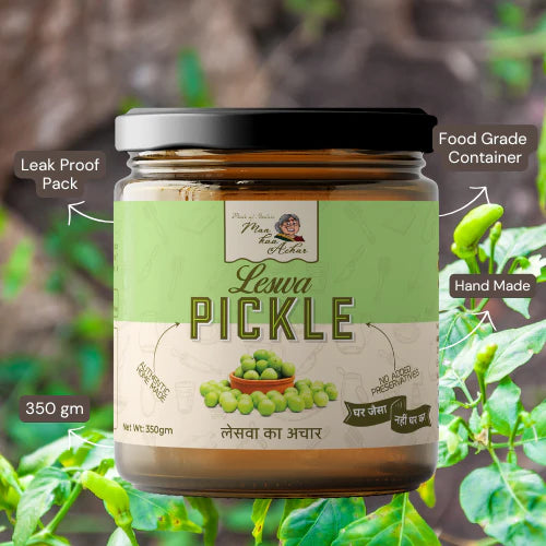 Maa kaa Achar Leswa Gunda Lasoda Pickle - 350 Gms