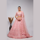 Blush Pink Sequins Androned With Pearl And Sequins Intricate Embellishments For Beautiful Bride Lehenga Choli | Ready To Wear