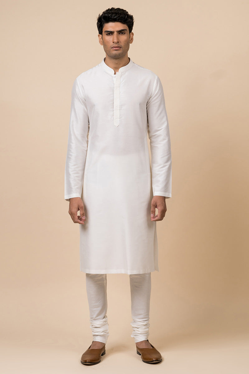 Kurta Set With Embroidery Around Placket