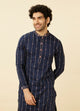 Manyawar Captain America Star Kurta Set