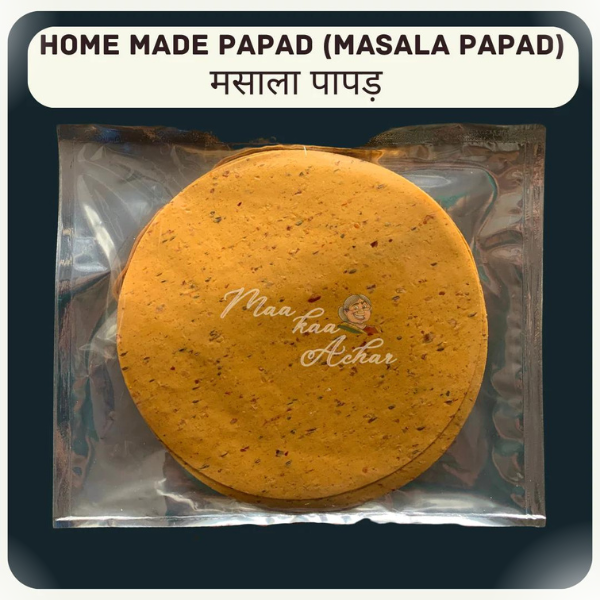 Maa kaa Achar Chana Masala Papad