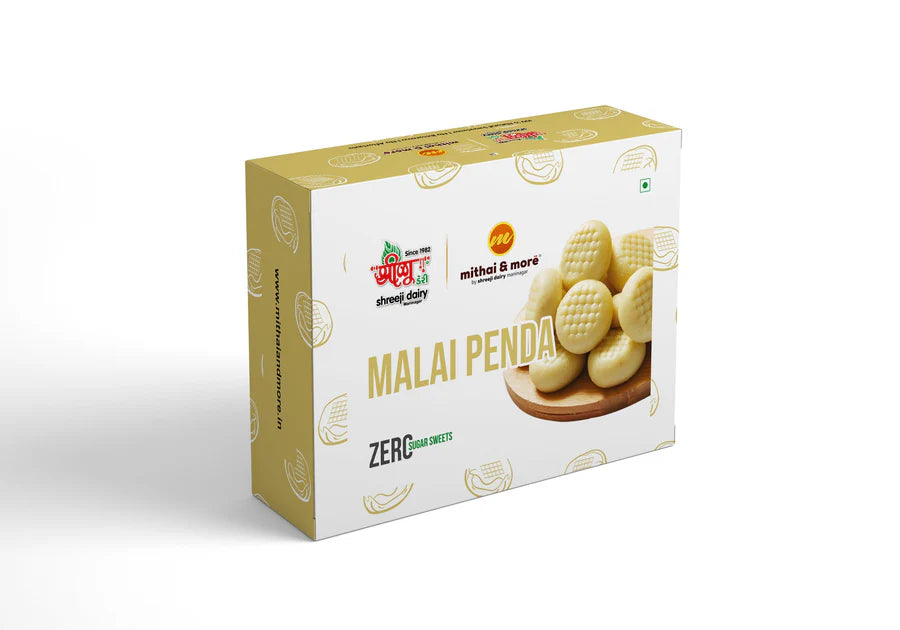 Mithai & More Sugar Free Malai Penda 400 gms - India shopping