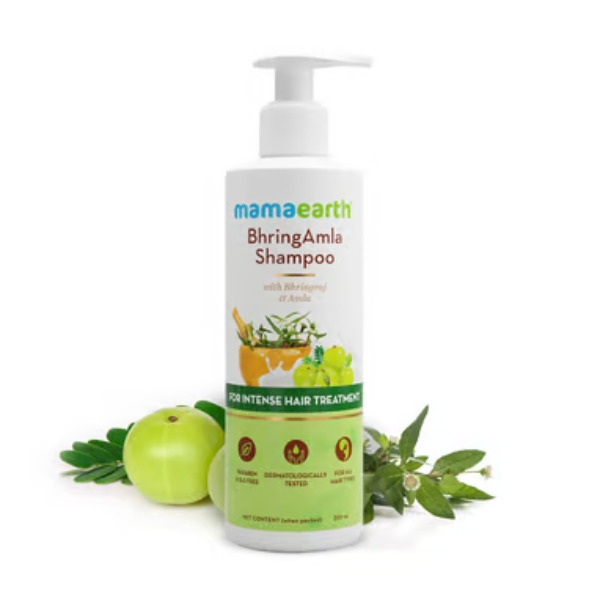 Mamaearth BhringAmla Shampoo with Bhringraj and Amla - 250 ml