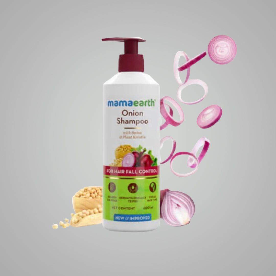 Mamaearth Onion Shampoo with Onion & Plant Keratin - 200ml